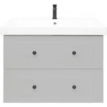 Koupelnová skříňka s umyvadlem Naturel Forli 80x53x46 cm šedá mat FORLI80GMUVER - FORLI80GMUVER