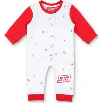 Kojenecké oblečení GP APPAREL dupačky MM93 Marquez 22 dětské white - 6-9 měsíců