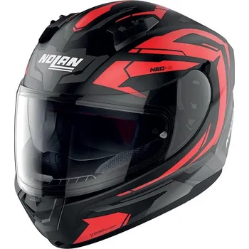 Helma na motorku NOLAN přilba N60-6 Anchor flat black/red - M