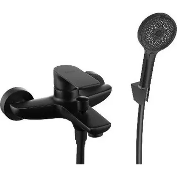 Vodovodní baterie kielle Vanová baterie s příslušenstvím, matná černá - 10318SN14