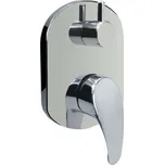 Mereo Sprchová podomítková baterie s trojcestným přepínačem, Sonáta, Mbox, oválný kryt, chrom - CB60157B