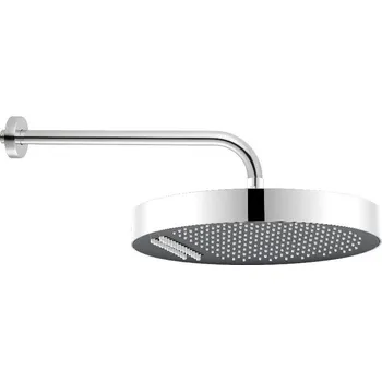 Sprchová hlavice kielle Hlavová sprcha 320, sprchové rameno 350 mm, chrom/černá - 20102SE101