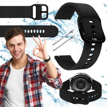 Řemínek na hodinky Řemínek ChronSmarta pro Huawei 22mm černý