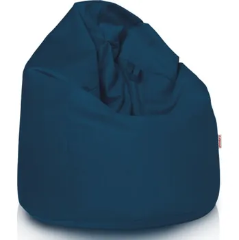Sedací pytel Plyšový sedací vak SAKO tmavě modrý