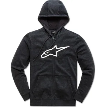 Pánské oblečení ALPINESTARS mikina AGELESS II Zip Fleece black/white - L