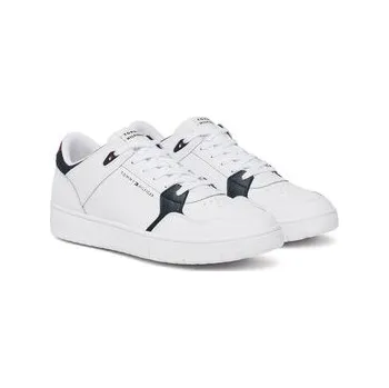 Dámská obuv Sneakersy Tommy Hilfiger Th Basket Core Lite Lth Mix FM0FM05518 Bílá 43