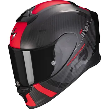Motodoplněk SCORPION přilba EXO-R1 EVO CARBON AIR MG matt black/red - M