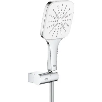Grohe Sada sprchové hlavice 130 9,5 l/min, 3 proudy, držáku a hadice, měsíční bílá - G26588LS0