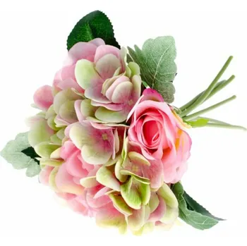 umělá květina Casa de Engel Home Umělá kytice růží a hortenzií, 20/120 Fialová UNI (2828946)