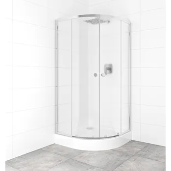 Set sprchového koutu a vaničky, čtvrtkruh 90x90 cm Multi Basic SIKOBKMUS90CRCH - SIKOBKMUS90CRCH