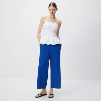 Dámské kalhoty Reserved - Kalhoty culotte - tmavomodrá - YU037-59X - YU037-59X-L