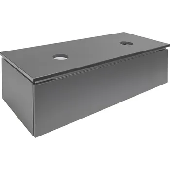 Koupelnový nábytek Koupelnová skříňka SAT Feel 120x30x46 cm antracit mat SATFEEL120ANTD - SATFEEL120ANTD