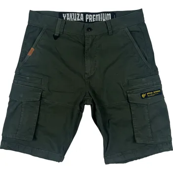 Pánské kraťasy YAKUZA kraťasy YPS 3852 Cargo dark olive - L