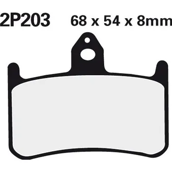 Brzdová destička NISSIN brzdové destičky 203ST