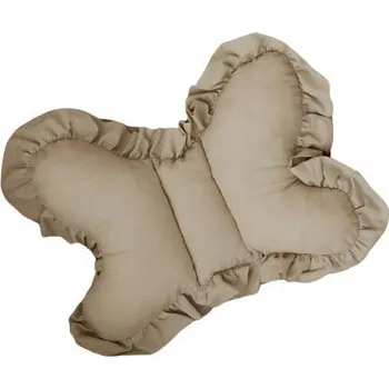 Polštář Polštář Motýlek proti otřesům pro děti 100% Bavlna s vlnkou Béžová