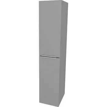 Kotel Mereo Mailo, koupelnová skříňka vysoká 170 cm, chrom madlo, Multidecor, Šedý Supermat - CN594LPSEDA