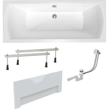 Vana Obdélníková vana Laguna Cube Way Plus 150x70 cm akrylát levá i pravá SIKOCUB1500APNPC - SIKOCUB1500APNPC