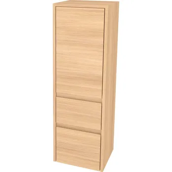 Mereo Opto koupelnová skříňka vysoká 125 cm, pravé otevírání, Multidecor, Dub Sand Barbera - CN995PDSB1