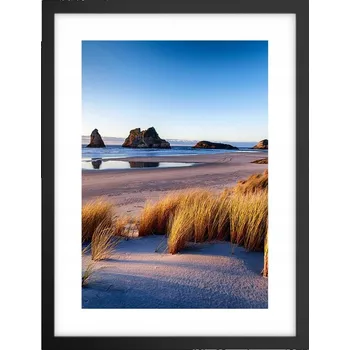 Obraz Obraz plakát v černém rámu do obýváku 30x40 písečné duny foto plakáty na zeď