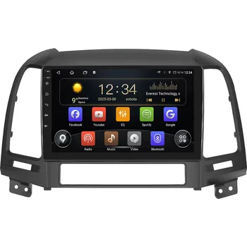 Autorádio T72-UN08M/A7248 Isudar 2DIN autorádio T72-IEV95 Android, Hyundai Santa Fe II