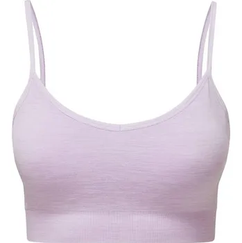 Podprsenka TriDri® Bezešvá sportovní podprsenka 3D Fit - Fialový melír | L