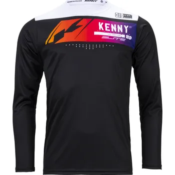 cyklistický dres KENNY cyklo dres ELITE 23 black - M
