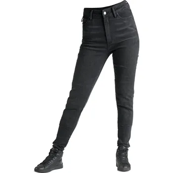 Moto kalhoty PANDO MOTO kalhoty jeans KUSARI COR 01 Short dámské washed black - 24