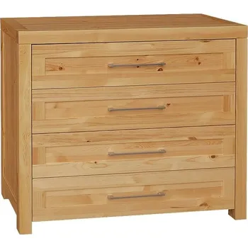 Komoda Šuplíková komoda DELTA 15 šířka 120 cm z masivu Barevné provedení: Přírodní