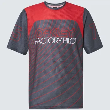 cyklistický dres OAKLEY cyklo dres SEEKER 75 Ss uniform grey - XL