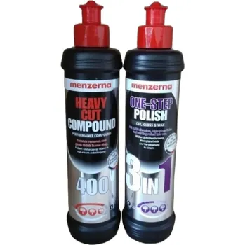 Lešticí pasty Menzerna 400 a One Step Polish 3v1 250ml