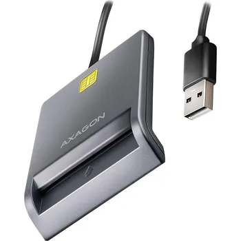 Čtečka paměťových karet AXAGON čtečka kontaktních smart karet USB-A (eObčanka) / Smart Card / CRE-SM3T / USB 2.0 / 1,3m