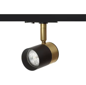 Bodové svítidlo LALA pro jednookr. lištu černá mosaz 230V LED GU10 9W