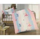 Aaram Dětské bavlněné povlečení do postýlky princezny 90x135 45x65