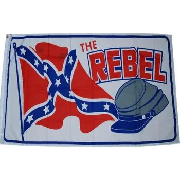 Vlajka FOSCO Vlajka Rebel with cap 90x150cm č.198