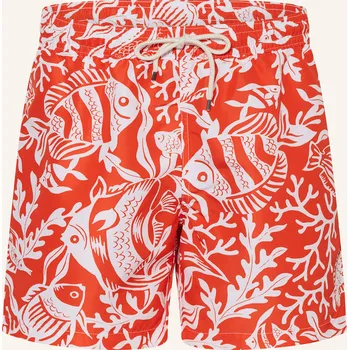 Pánské oblečení Polo Ralph Lauren Pánské Koupací Šortky, oranžová / bílá, 56/XXL
