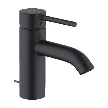 Vodovodní baterie Kludi Umyvadlová baterie, s výpustí, EcoPlus, matná černá - 382633976