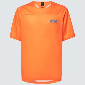 cyklistický dres OAKLEY cyklo dres LITE MTB II Ss scarlet ibis - XL