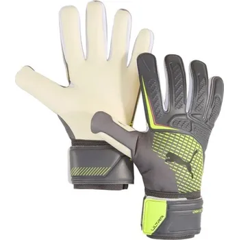 Fotbal Brankářské rukavice Puma ULTRA PRO NC 9 Tmavě šedá, Bílá, Reflexní neon, Černá