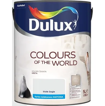 barva na zeď Barva barva Dulux 5 l Bílé matné plachty