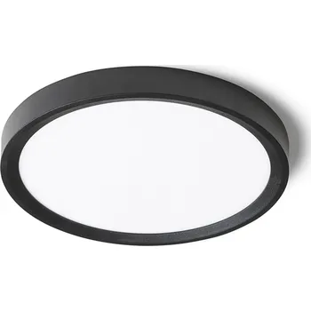 LANA 23 přisazená černá plast 230V LED 18W 3000K 4000K 6000K