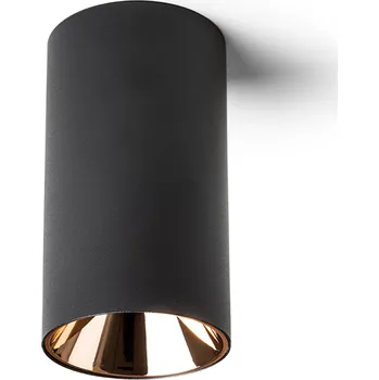 CANTO stropní bez dekoračního kroužku černá 230V LED GU10 8W