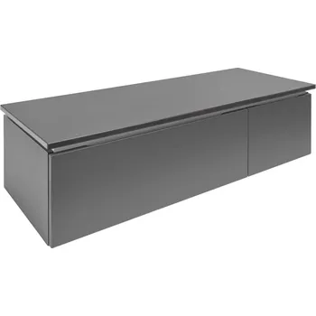 Koupelnový nábytek Koupelnová skříňka s krycí deskou SAT Feel 120x30x46 cm antracit mat SATFEEL2120ANTD - SATFEEL2120ANTD
