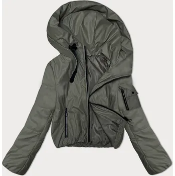 Krátká zelená dámská bunda s kapucí S'West (B8246-11) odstíny zelené XXL (44)