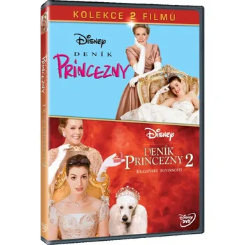 DVD film Deník princezny: 1-2 Kolekce (2001, 2004) 2DVD