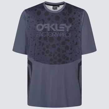 cyklistický dres OAKLEY cyklo dres MAVEN RC Ss black frog - M