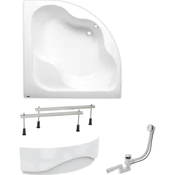 Vana Rohová vana Laguna Samanta Plus 140x140 cm akrylát levá i pravá SIKOSM1400ANP - SIKOSM1400ANP