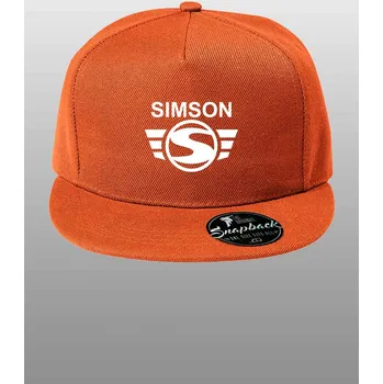 Kšiltovka Snapback kšiltovka Simson Barva: Oranžová