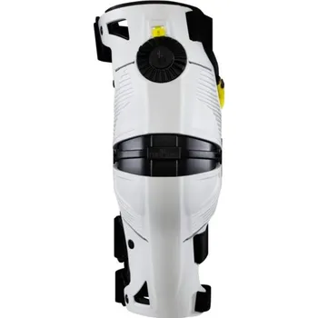 Motocyklový chránič kolene a holeně MOBIUS kolenní ortézy X8 sada L/P white/yellow - L
