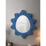 Sinsay - Zrcadlo nepravidelného tvaru - světle modrá - 951GL-50X - 951GL-50X-ONE