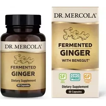 Zdraví Fermented Ginger (zázvor), Perila Křovitá, 60 kapslí Dr. Mercola